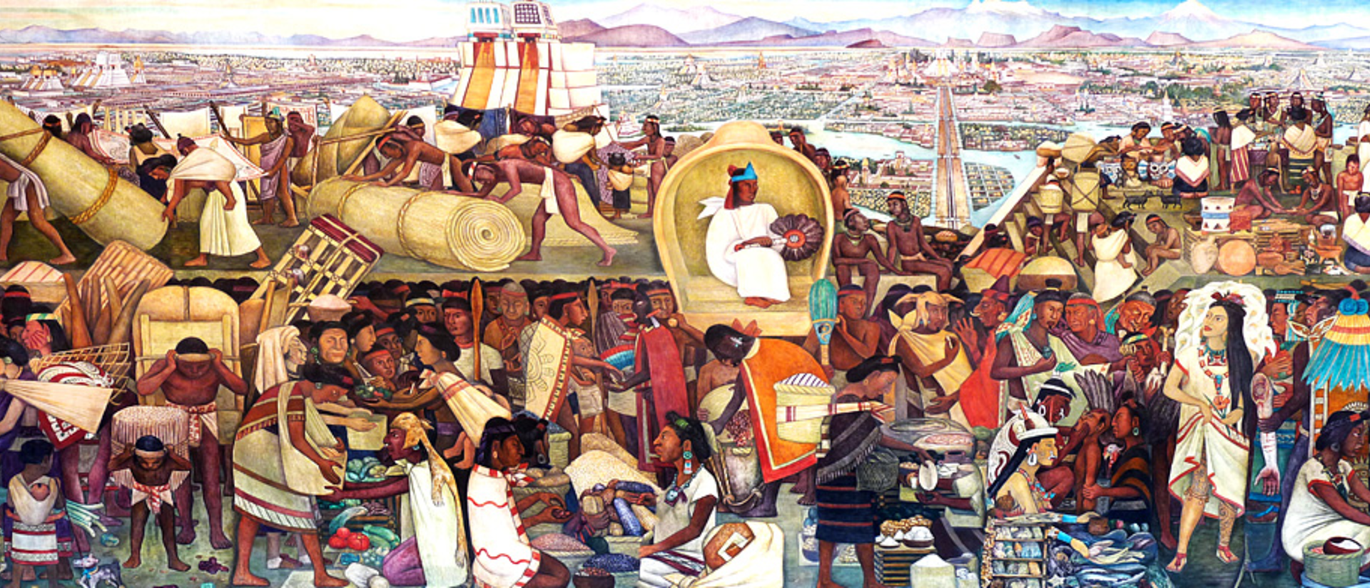 Mural Tenochtitlan de Diego Rivera
